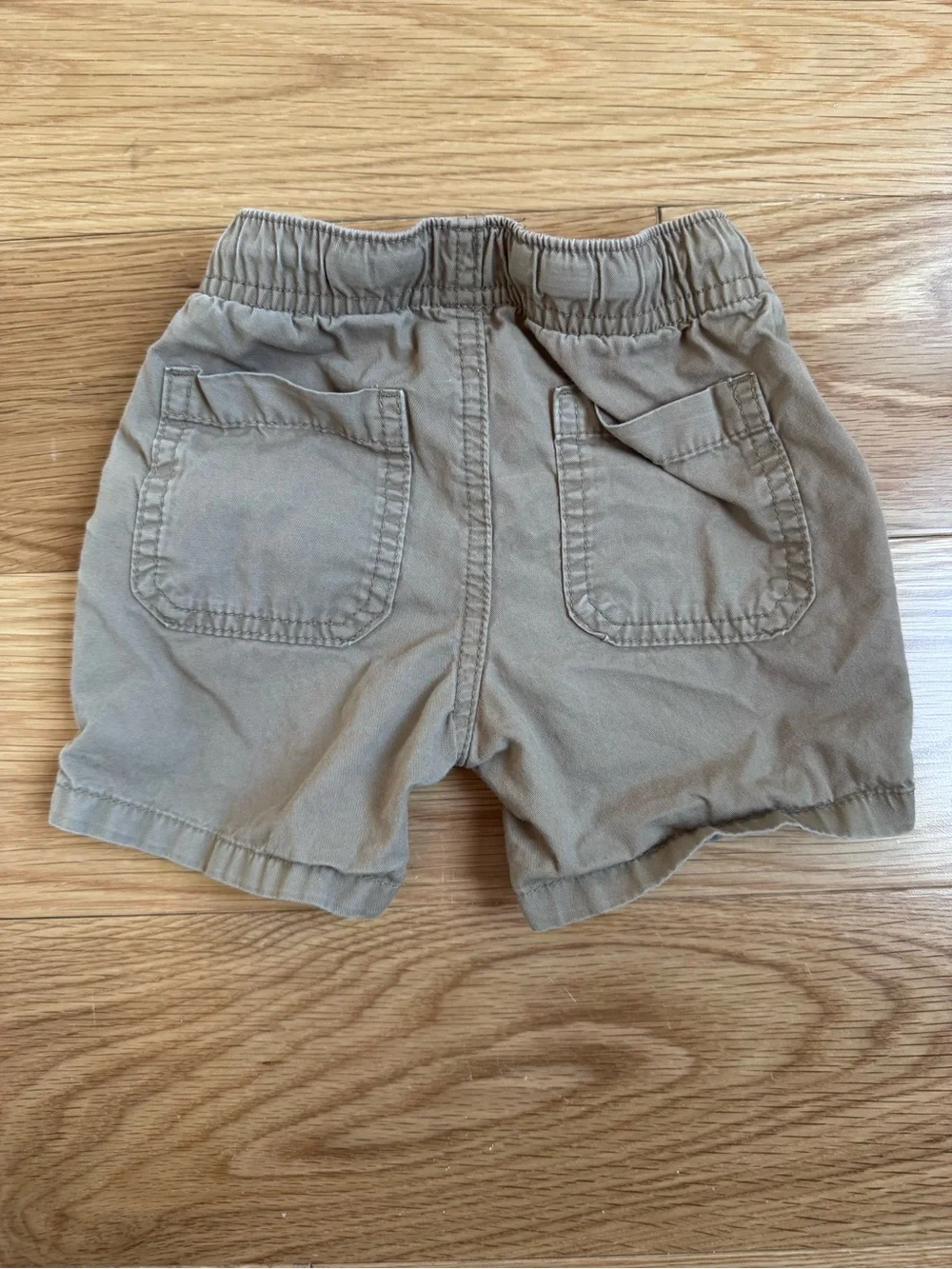 Cat & Jack Khaki Pull-On Elastic Waist Shorts